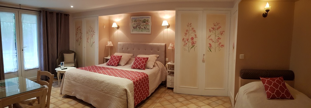 Chambre familiale avec terrasse
