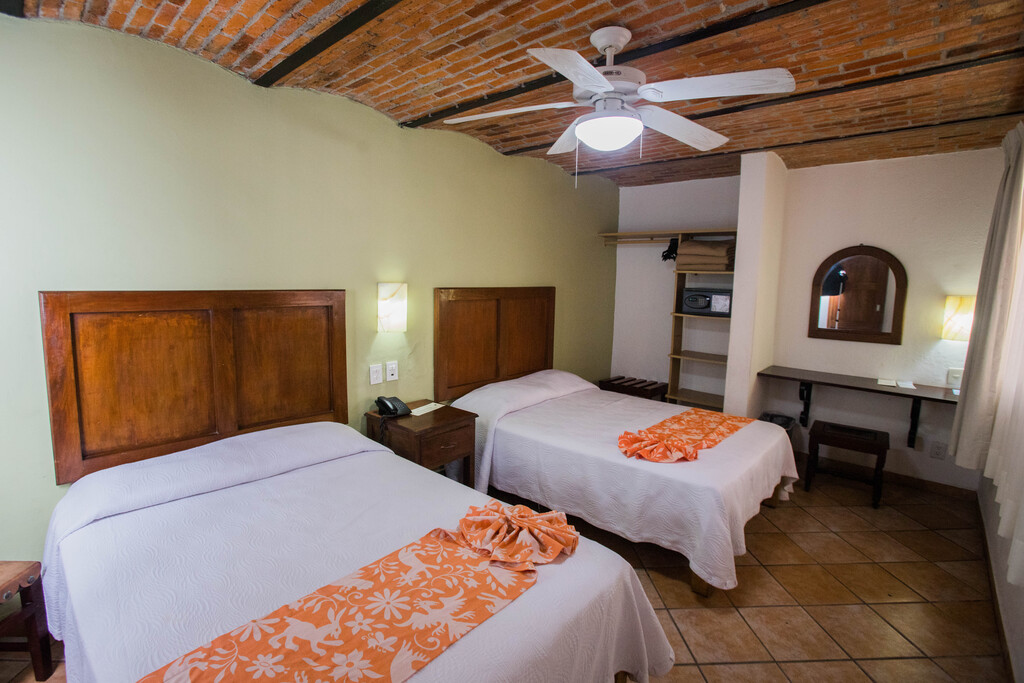 Two Double Beds Interior View