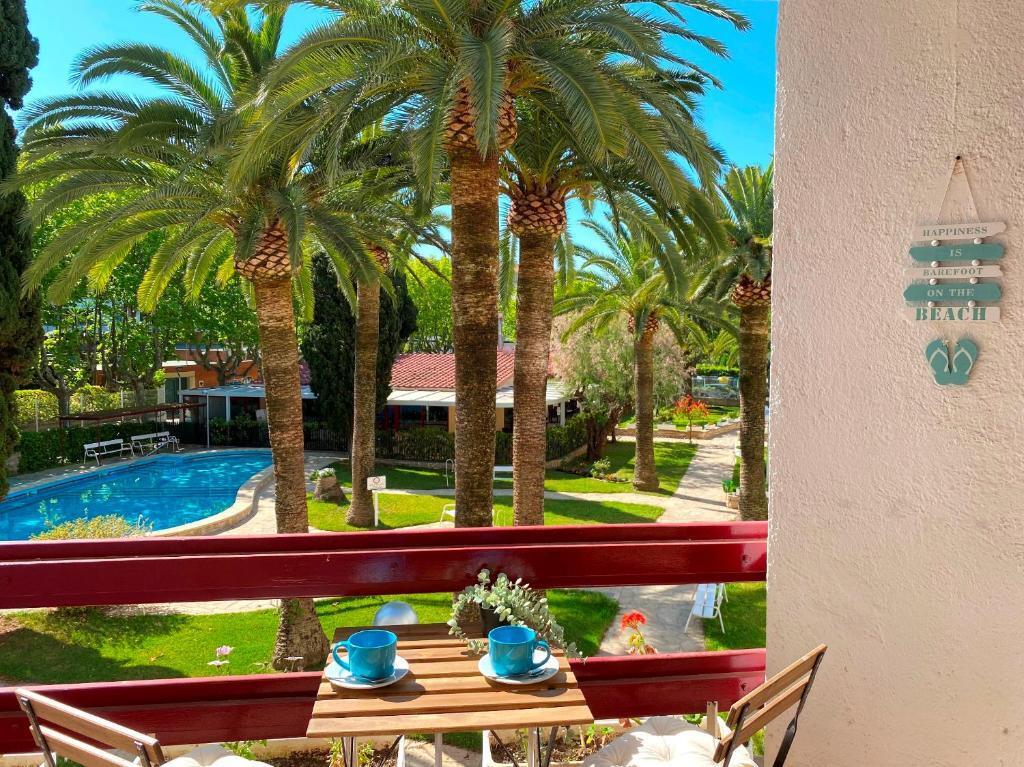 Corcega Estudio 3 Pax vista piscina