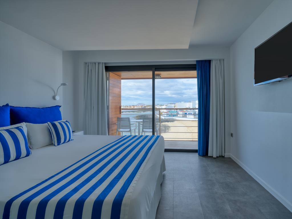 Deluxe-Zimmer mit Meerblick und Balkon