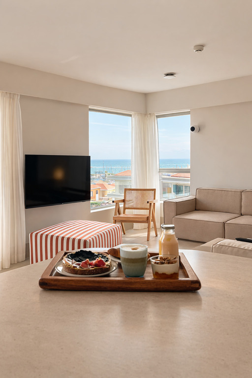 1-Zimmer-Apartment mit Meerblick