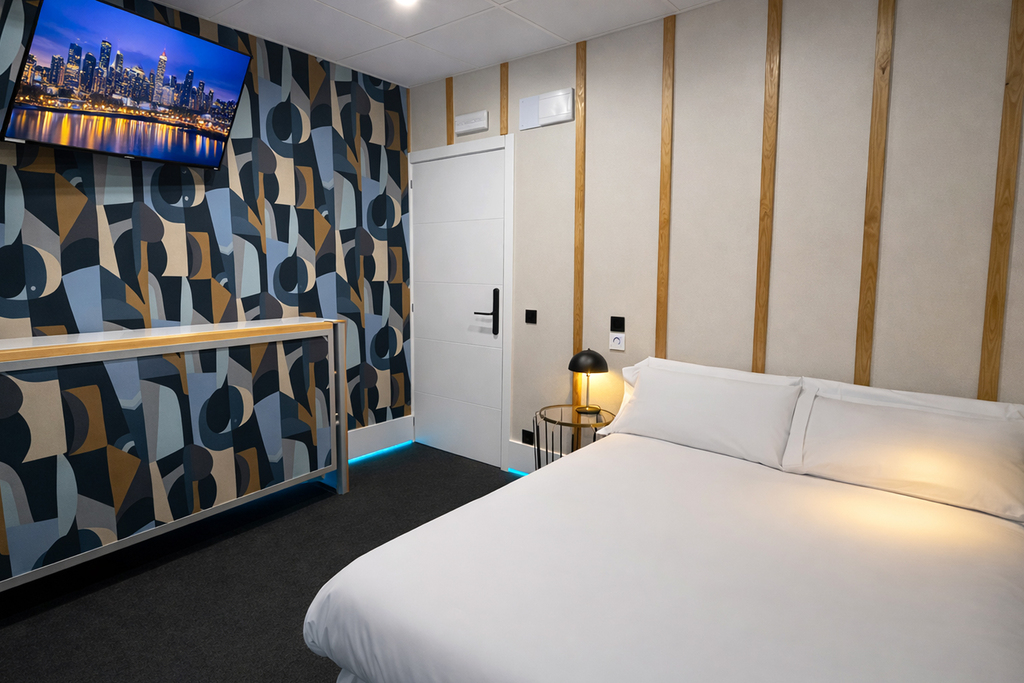 Habitación triple con baño privado