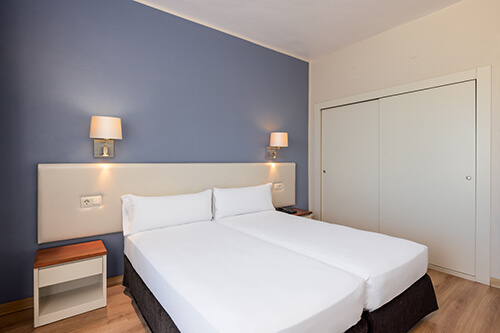 Double Bed Side View Sea