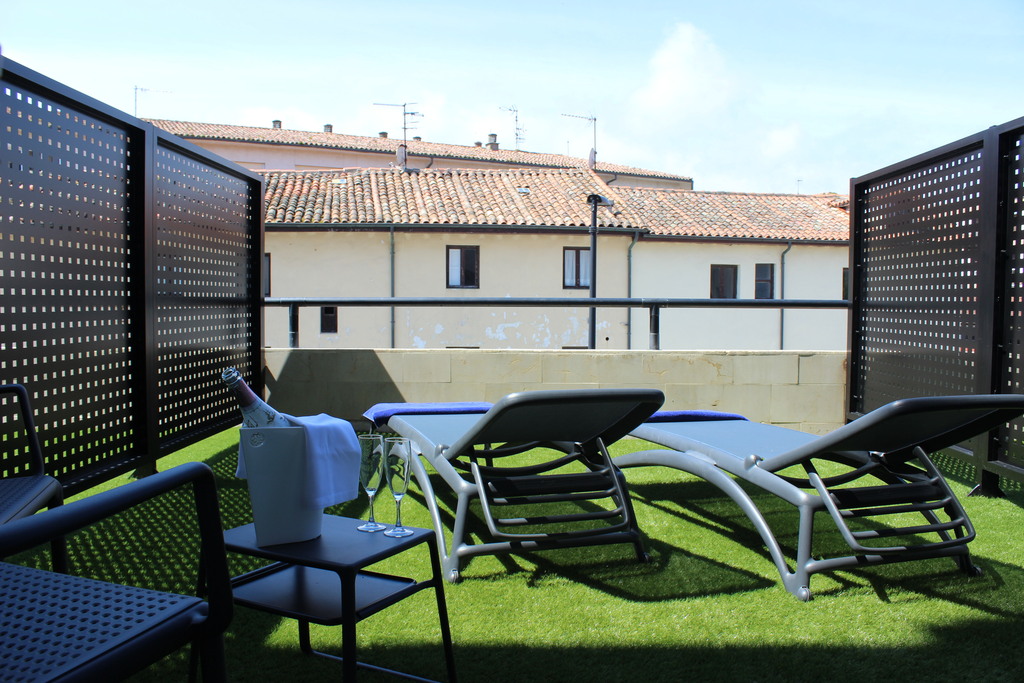 Habitación doble terraza solárium uso individual