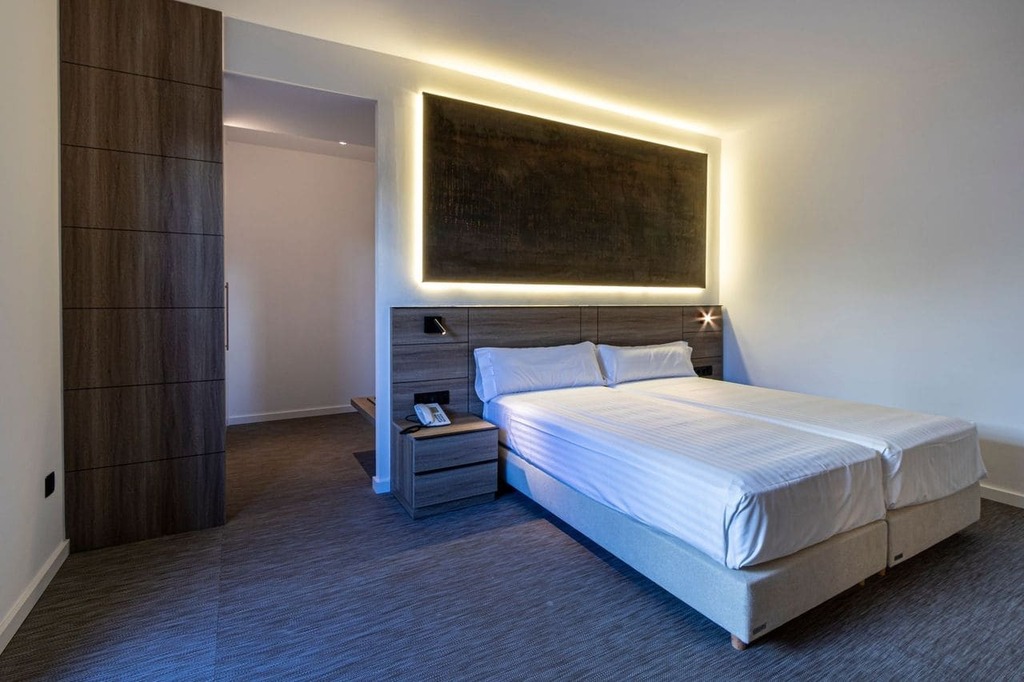 Quarto Duplo Standard com vista para a rua e terraço