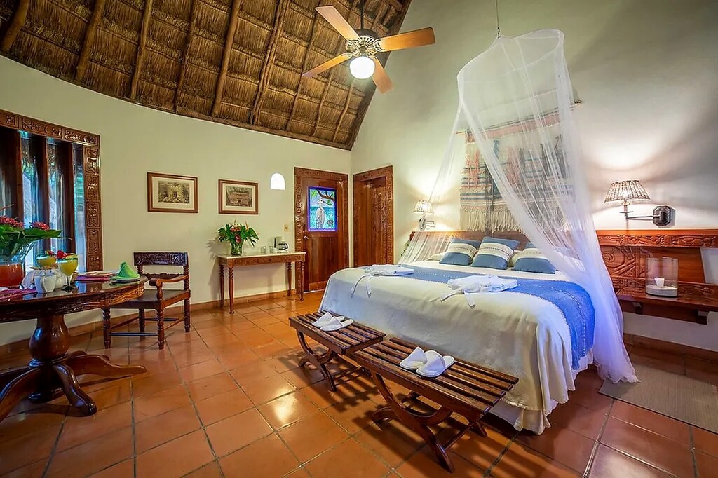 Royal Mayan Bungalow con Terraza y 1 cama king