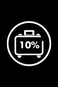 Desfrute de 10% de desconto com cancelamento gratuito