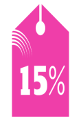 Pague ahora y obtenga el mejor precio. 15% Descuento