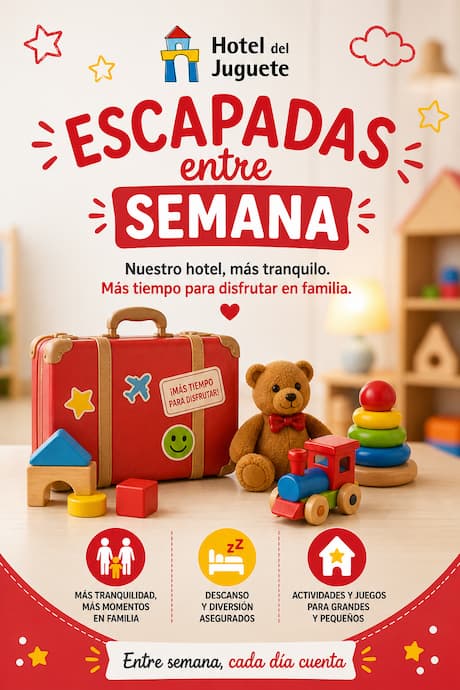¡Escapada ENTRE SEMANA con un 15% de dto. DESCUENTO!