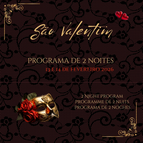 ❤️PROGRAMA DE SÃO VALENTIM 2 Noites - Preço Lançamento