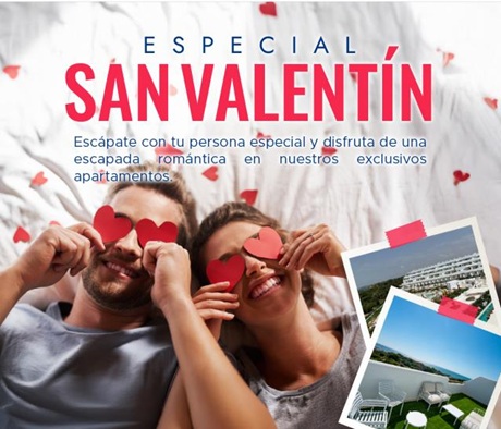 Especial San Valentín con desayuno y cena