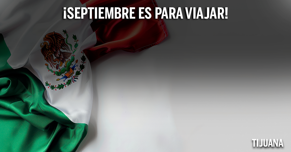 September is for traveling.