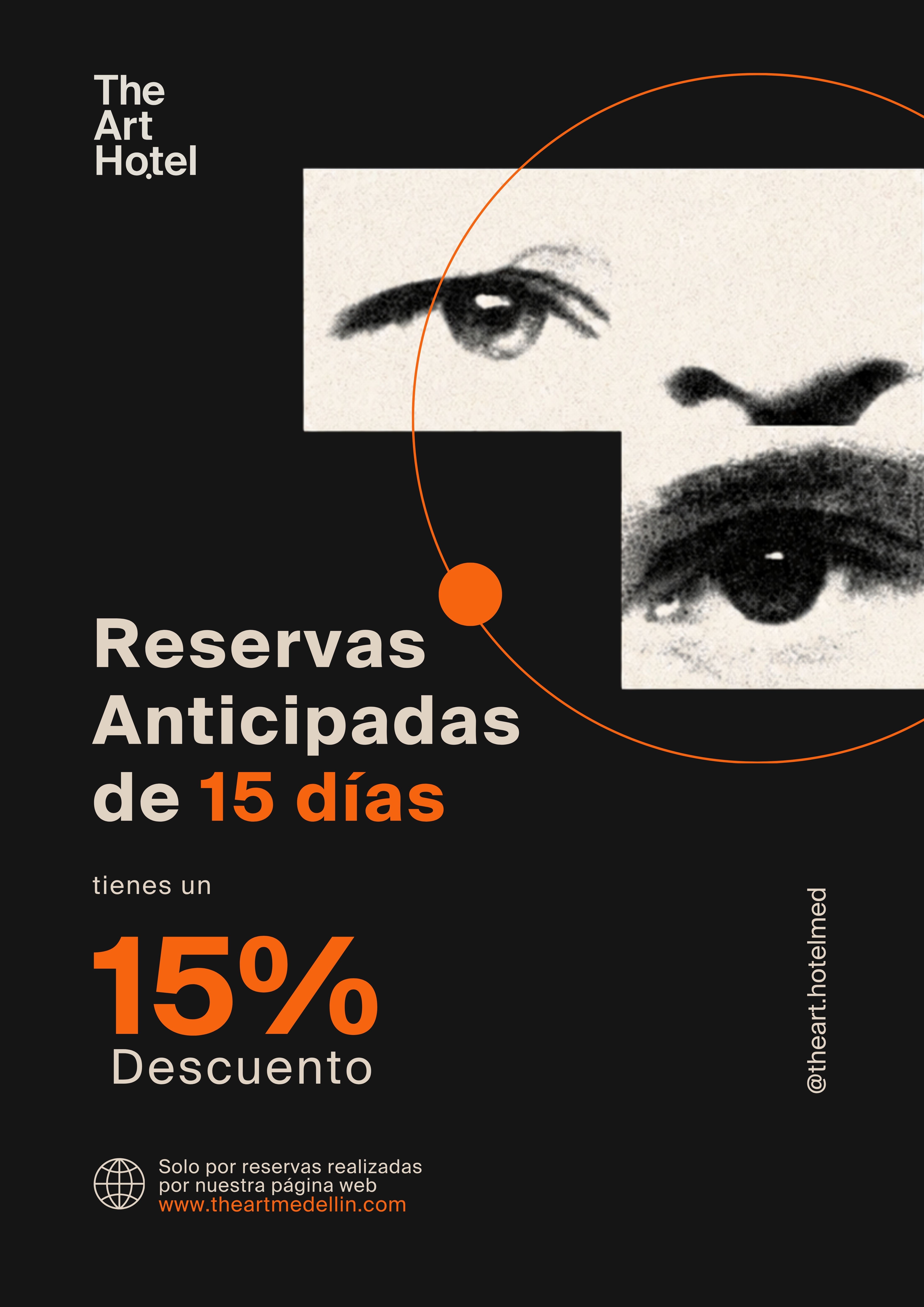 Reservas anticipadas de 15 días 15% Dto