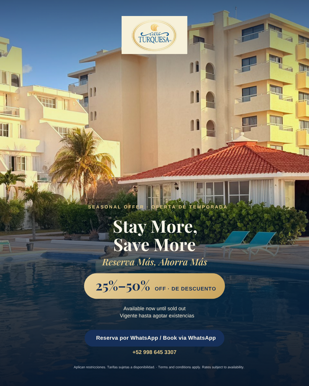 Stay more and save more!