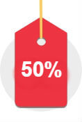 Super offer 50% for 2 bedroom apartments